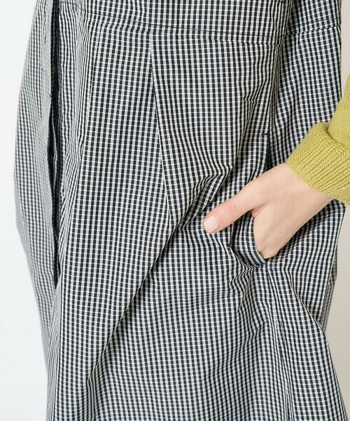 Maison de CINQ / メゾン ドゥ サンク ベスト | ギンガムチェックタフタロングベスト | 詳細9