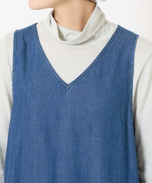 Maison de CINQ / メゾン ドゥ サンク ロング・マキシ丈スカート | フリクションデニムジャンパースカート | 詳細10