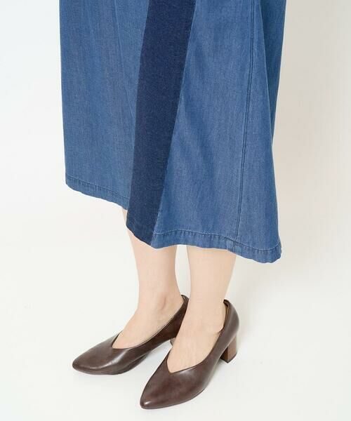 Maison de CINQ / メゾン ドゥ サンク ロング・マキシ丈スカート | フリクションデニムジャンパースカート | 詳細13