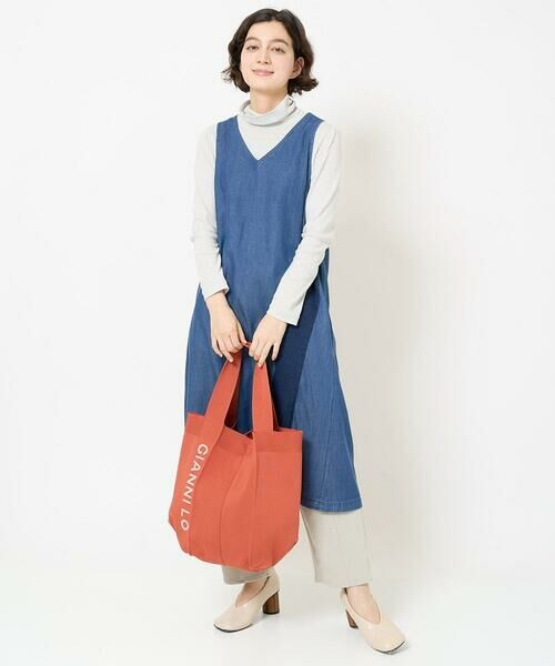 Maison de CINQ / メゾン ドゥ サンク ロング・マキシ丈スカート | フリクションデニムジャンパースカート | 詳細26