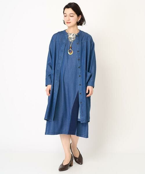 Maison de CINQ / メゾン ドゥ サンク ロング・マキシ丈スカート | フリクションデニムジャンパースカート | 詳細29