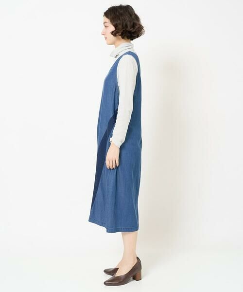 Maison de CINQ / メゾン ドゥ サンク ロング・マキシ丈スカート | フリクションデニムジャンパースカート | 詳細7