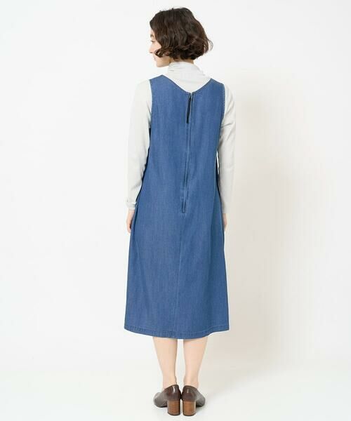 Maison de CINQ / メゾン ドゥ サンク ロング・マキシ丈スカート | フリクションデニムジャンパースカート | 詳細8