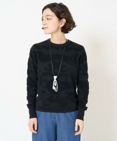 Maison de CINQ / メゾン ドゥ サンク ニット・セーター | 迷彩パイルジャガードニット