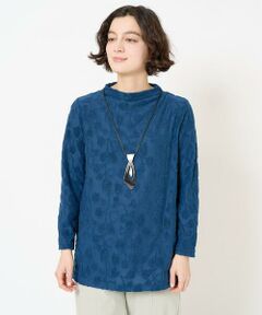 Maison de CINQ / メゾン ドゥ サンク カットソー | 更紗パイルジャカードプルオーバー