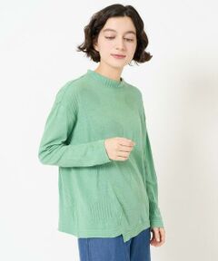 Maison de CINQ / メゾン ドゥ サンク カットソー | [日本製]リンクスドットジャガードカットソー