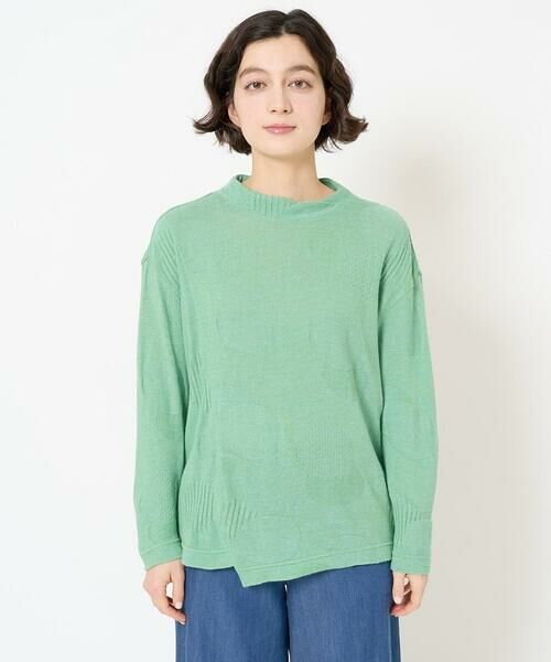 Maison de CINQ / メゾン ドゥ サンク カットソー | [日本製]リンクスドットジャガードカットソー | 詳細3