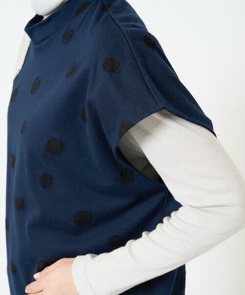 Maison de CINQ / メゾン ドゥ サンク カットソー | [日本製]ウール混ドットジャガードカットソー | 詳細11