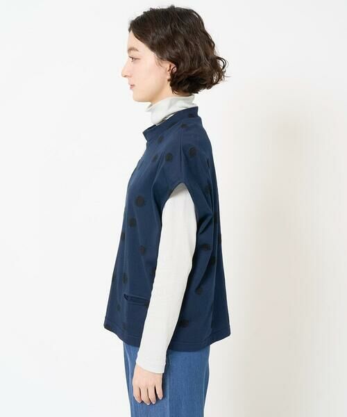 Maison de CINQ / メゾン ドゥ サンク カットソー | [日本製]ウール混ドットジャガードカットソー | 詳細8