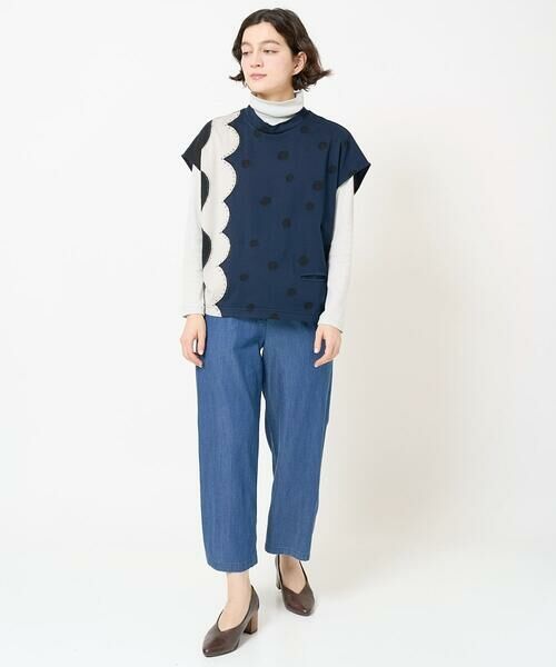 Maison de CINQ / メゾン ドゥ サンク その他パンツ | フリクションデニムワイドパンツ | 詳細24