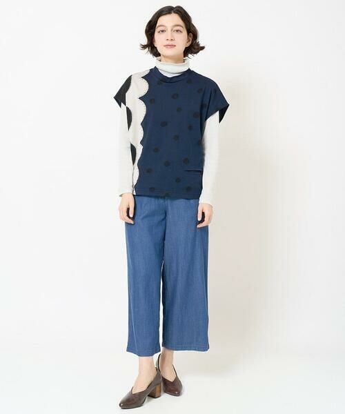 Maison de CINQ / メゾン ドゥ サンク その他パンツ | フリクションデニムワイドパンツ | 詳細25