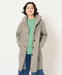 Maison de CINQ / メゾン ドゥ サンク その他アウター | オーガニックコットンチェックコート