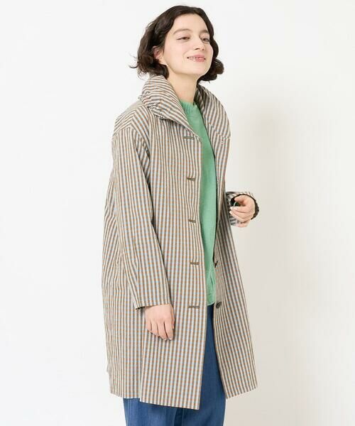 Maison de CINQ / メゾン ドゥ サンク その他アウター | オーガニックコットンチェックコート | 詳細1