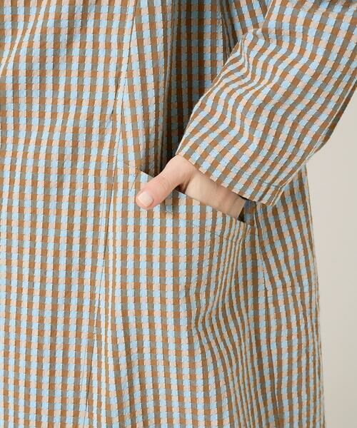 Maison de CINQ / メゾン ドゥ サンク その他アウター | オーガニックコットンチェックコート | 詳細14