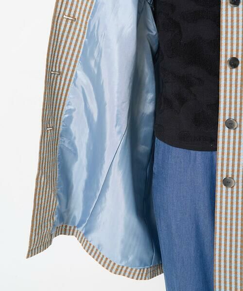 Maison de CINQ / メゾン ドゥ サンク その他アウター | オーガニックコットンチェックコート | 詳細17