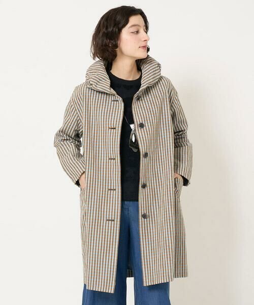 Maison de CINQ / メゾン ドゥ サンク その他アウター | オーガニックコットンチェックコート | 詳細2