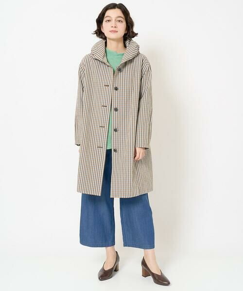 Maison de CINQ / メゾン ドゥ サンク その他アウター | オーガニックコットンチェックコート | 詳細22