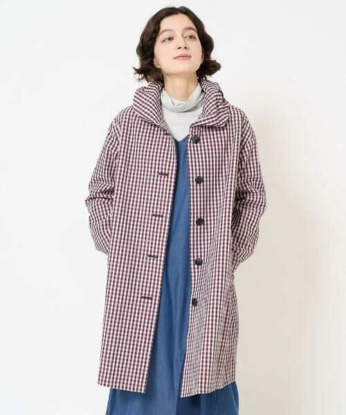 Maison de CINQ / メゾン ドゥ サンク その他アウター | オーガニックコットンチェックコート | 詳細6