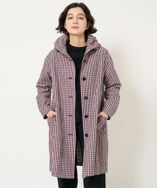 Maison de CINQ / メゾン ドゥ サンク その他アウター | オーガニックコットンチェックコート | 詳細7