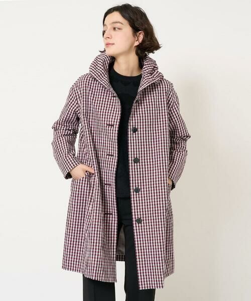 Maison de CINQ / メゾン ドゥ サンク その他アウター | オーガニックコットンチェックコート | 詳細8