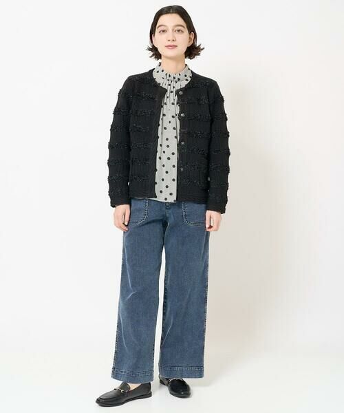 Maison de CINQ / メゾン ドゥ サンク シャツ・ブラウス | [セットアップ対応]ドットオンチュールバンドカラーブラウス | 詳細14