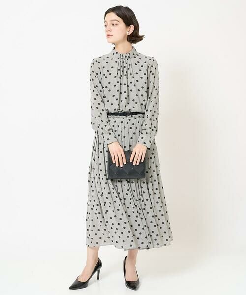 Maison de CINQ / メゾン ドゥ サンク シャツ・ブラウス | [セットアップ対応]ドットオンチュールバンドカラーブラウス | 詳細9