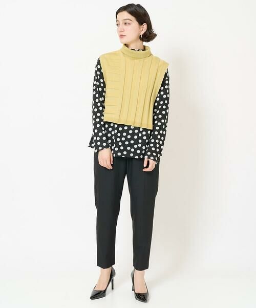 Maison de CINQ / メゾン ドゥ サンク シャツ・ブラウス | [2点セット]リブニットベスト＆バンドカラーブラウス | 詳細19