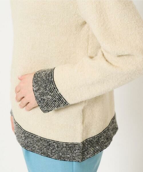 Maison de CINQ / メゾン ドゥ サンク ニット・セーター | シャイニーブークレニットプルオーバー | 詳細5