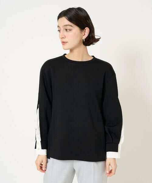 Maison de CINQ / メゾン ドゥ サンク カットソー | ブライトダンボールレイヤードプルオーバー | 詳細1