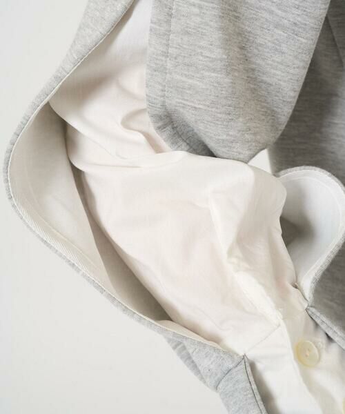 Maison de CINQ / メゾン ドゥ サンク カットソー | ブライトダンボールレイヤードプルオーバー | 詳細10
