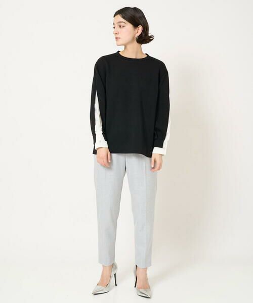 Maison de CINQ / メゾン ドゥ サンク カットソー | ブライトダンボールレイヤードプルオーバー | 詳細12