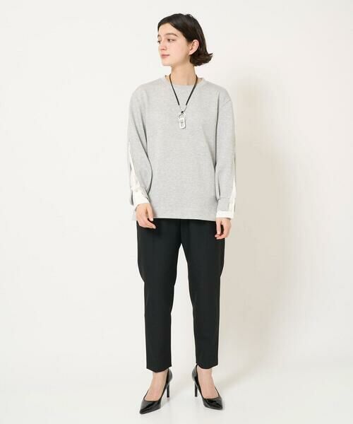 Maison de CINQ / メゾン ドゥ サンク カットソー | ブライトダンボールレイヤードプルオーバー | 詳細14