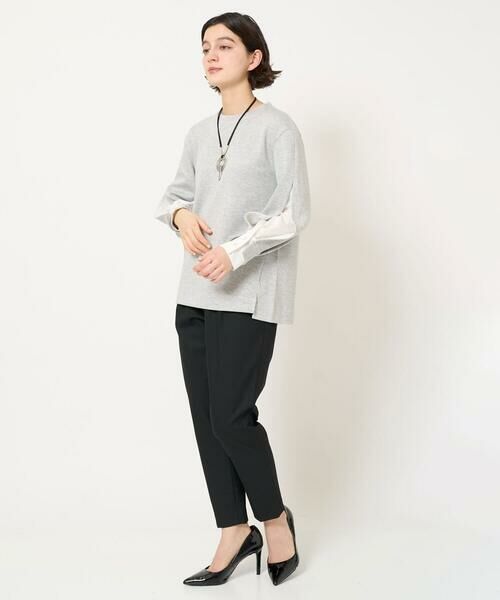 Maison de CINQ / メゾン ドゥ サンク カットソー | ブライトダンボールレイヤードプルオーバー | 詳細15