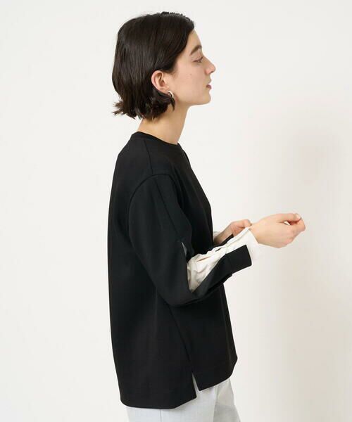 Maison de CINQ / メゾン ドゥ サンク カットソー | ブライトダンボールレイヤードプルオーバー | 詳細2