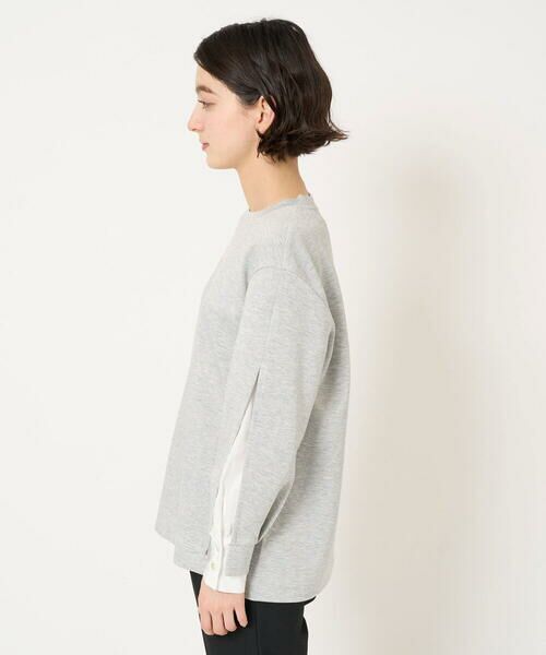 Maison de CINQ / メゾン ドゥ サンク カットソー | ブライトダンボールレイヤードプルオーバー | 詳細5