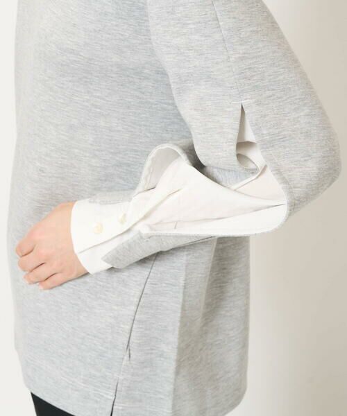 Maison de CINQ / メゾン ドゥ サンク カットソー | ブライトダンボールレイヤードプルオーバー | 詳細8