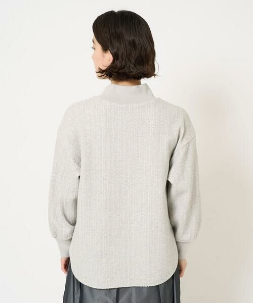 Maison de CINQ / メゾン ドゥ サンク カットソー | 幾何柄ジャガードジャージーハイネックプルオーバー | 詳細4