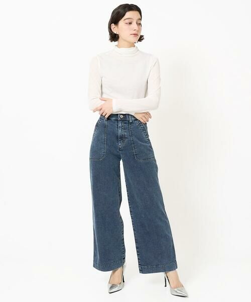 Maison de CINQ / メゾン ドゥ サンク カットソー | [日本製]シャイニー天竺シアーハイネックカットソー | 詳細13