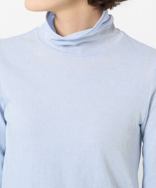 Maison de CINQ / メゾン ドゥ サンク カットソー | [日本製]シャイニー天竺シアーハイネックカットソー | 詳細7
