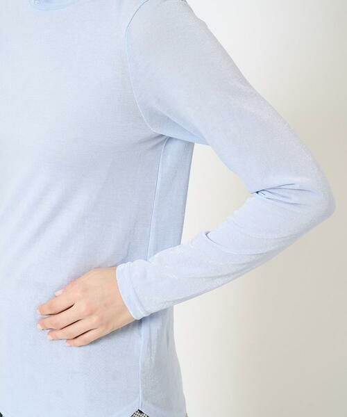 Maison de CINQ / メゾン ドゥ サンク カットソー | [日本製]シャイニー天竺シアーハイネックカットソー | 詳細8