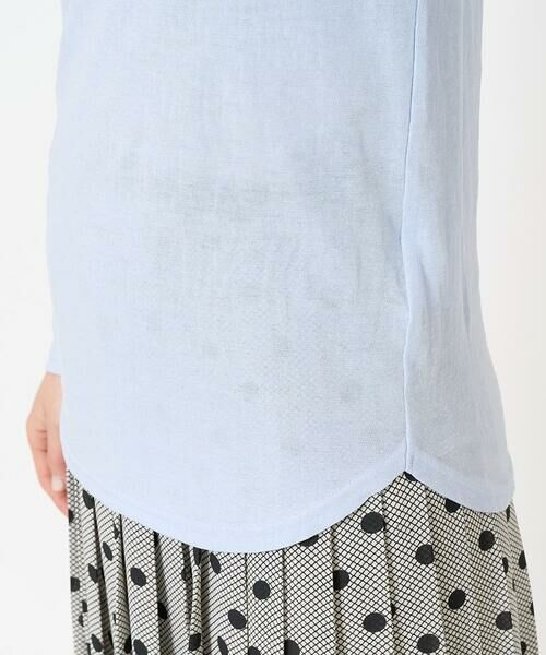 Maison de CINQ / メゾン ドゥ サンク カットソー | [日本製]シャイニー天竺シアーハイネックカットソー | 詳細9