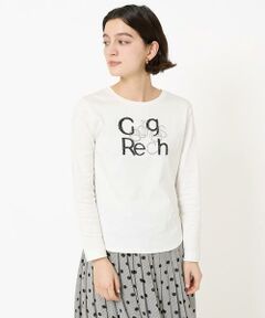 Maison de CINQ / メゾン ドゥ サンク カットソー | スムースロゴ刺繍ロングスリーブカットソー