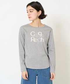 Maison de CINQ / メゾン ドゥ サンク カットソー | スムースロゴ刺繍ロングスリーブカットソー