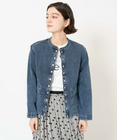 Maison de CINQ / メゾン ドゥ サンク Gジャン・デニムジャケット | [セットアップ対応]8.5ozスウェットデニムジャケット