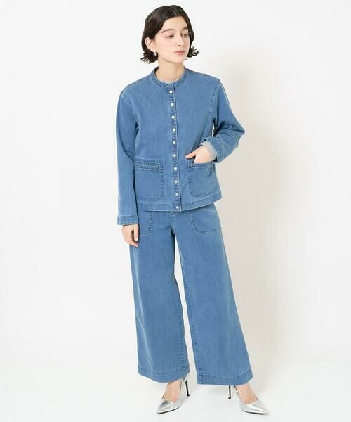 Maison de CINQ / メゾン ドゥ サンク Gジャン・デニムジャケット | [セットアップ対応]8.5ozスウェットデニムジャケット | 詳細26