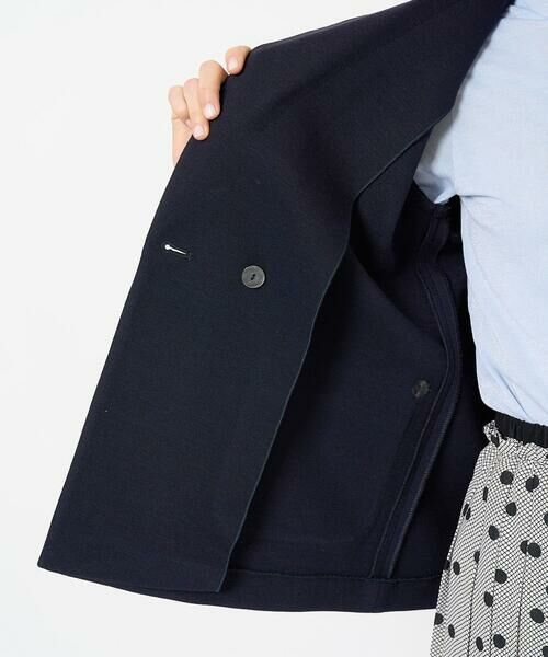 Maison de CINQ / メゾン ドゥ サンク テーラードジャケット | [日本製]ジャージーミラノリブテーラードジャケット | 詳細14