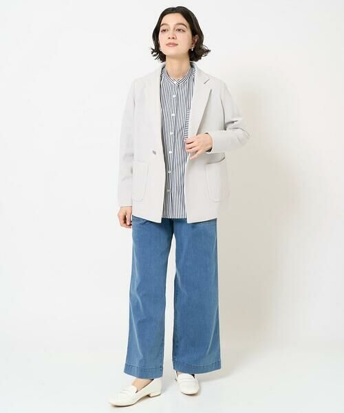 Maison de CINQ / メゾン ドゥ サンク テーラードジャケット | [日本製]ジャージーミラノリブテーラードジャケット | 詳細21