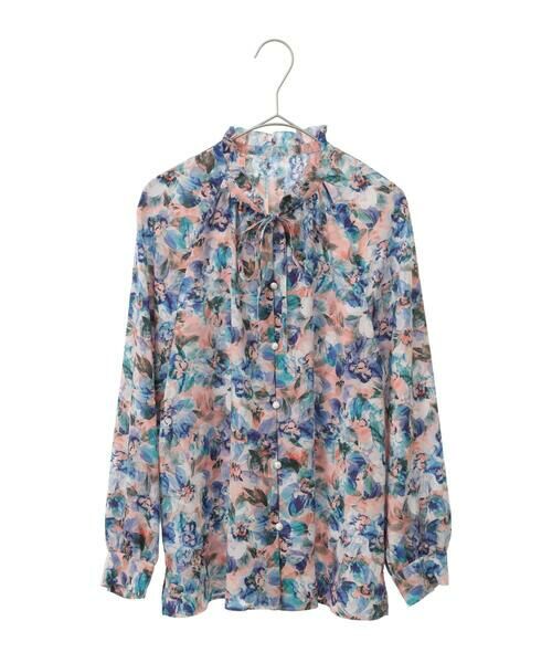 Maison de CINQ / メゾン ドゥ サンク シャツ・ブラウス | [セットアップ対応]フラワープリントブラウス | 詳細13