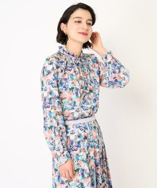 Maison de CINQ / メゾン ドゥ サンク シャツ・ブラウス | [セットアップ対応]フラワープリントブラウス | 詳細2