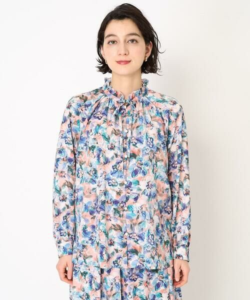 Maison de CINQ / メゾン ドゥ サンク シャツ・ブラウス | [セットアップ対応]フラワープリントブラウス | 詳細3